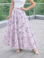 Dámska MAXI sukňa VS-SU-1851 kvetovaná