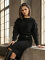 Trendy VSB tepláková mikina ELIZABETH čierna