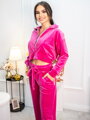 Velúrová dámska VSB NORA súprava v HOT PINK farbe