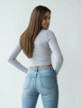 Dámske croptop tričko s dlhým rukávom VSB AMI 
