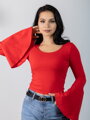 Dámske červené elegantné tričko VSB DORA 