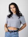 Bavlnený croptop v sivej farbe VSB LILLY 