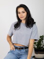 Bavlnený croptop v sivej farbe VSB LILLY 