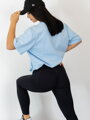 Dámske voľné tričko VSB STREET babyblue