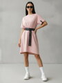 Štýlová letná tunika VSB CLAUDIE púdrovo-ružová 