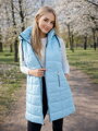 Dlhá dámska BABYBLUE vesta 