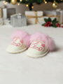 Dámske kožene papuče - Sweet girl 36 ružové