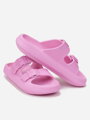 Ružové dámske šľapky 3752-45 PINK|