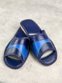 Dámske otvorené papuče modré model 68
