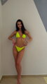 Dámske plavkové nohavičky VSB IBIZA neón-žltá