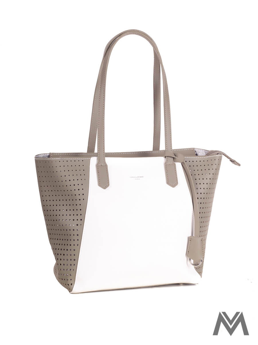 Damska Kabelka David Jones Cm3757 Biela Khaki Modneveci Sk