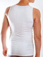 Bavlnené pánske tielko VSB pod košeľu biele CLASIK