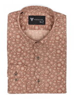 Luxusná pánska košeľa VS-PK-1905 hnedá  