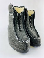 Pohodlné vyteplené papuče s ovčím rounem model 92 KAPCE 