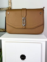 Dámska crossbody kabelka v hnedej farbe 