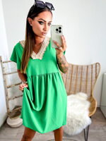 Zelené dámke letné šaty