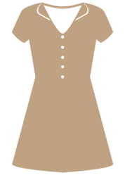 Košeľové šaty 