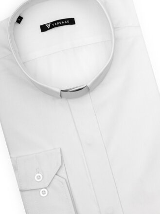 Kňazská košeľa VS-PK 1850K biela 100% bavlna