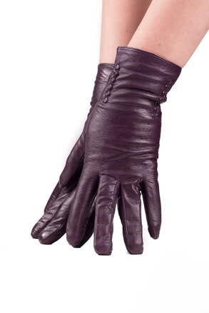 Kožené rukavice- fialové