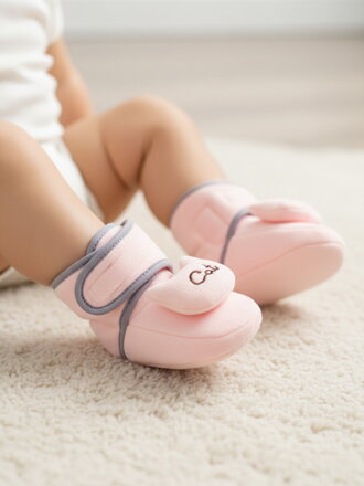 Detske capačky svetlo ružové