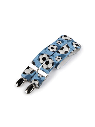 Detské modré traky futbalová lopta 650256