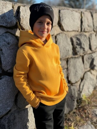 Detská VSB KIDS oranžová zateplená mikina 