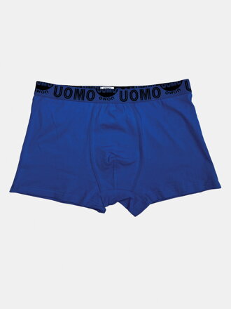 Bavlnené pánske modré boxerky UOMO Bavlnené pánske modré boxerky UOMO
