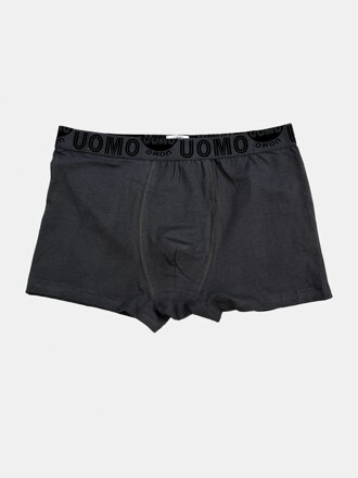 Pánske tmavosivé bavlnené boxerky  Pánske tmavosivé bavlnené boxerky