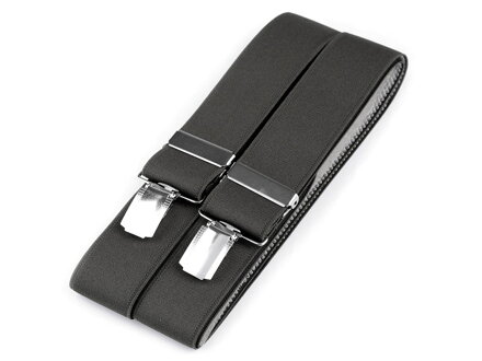 Traky dĺžka 120 cm šírka 3,5 cm sivé hladké 650351