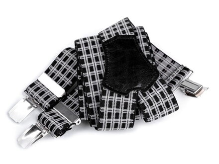 Pánske čierno-biele 650355 traky 