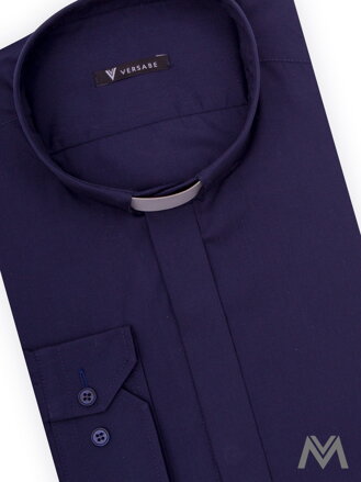 Kňazská košeľa VS-PK 1849K tmavo modrá 