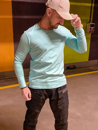 Štýlový pánsky nátelník VSB light blue