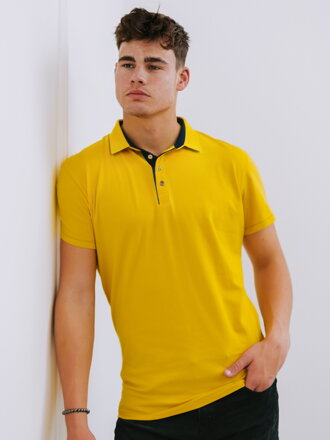 Pánske POLO tričko VSB VUGO v žltej farbe