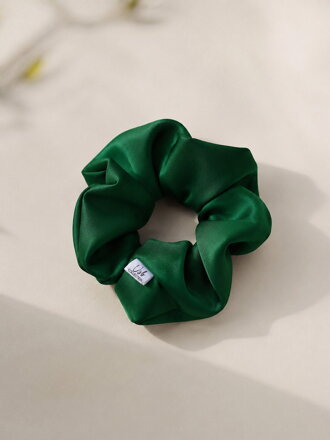 Scrunchie VSB gumka do vlasov smaragdová
