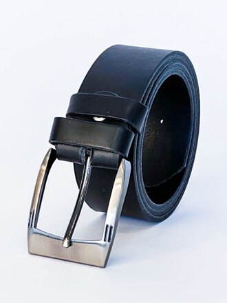 Pánský kožený pásek PM-3-21-26 černý