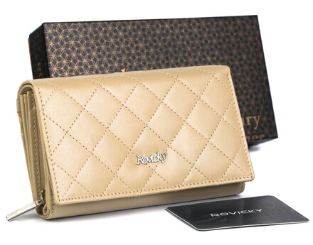 Luxusná dámska peňaženka R-RD-21-GCL-Q cream 