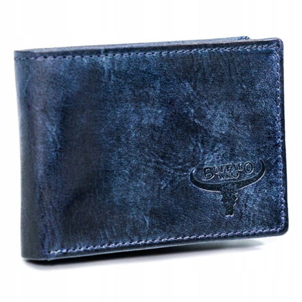 Luxusná peňaženka BUFFALO WILD N1184-HP modrá 
