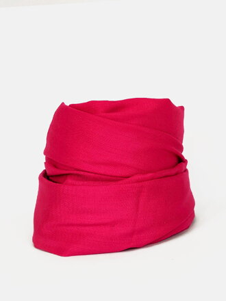Dámský jednobarevný pašmínový šátek H-1825 růžový