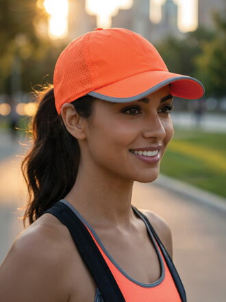 Šiltovka A-95 v neón oranžovej farbe 