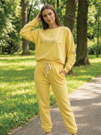 Dámska žltá tepláková súprava LAMANUEL