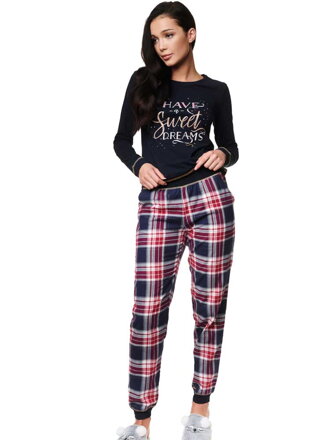 Dámske pyžamo LADIES 39220 čierne