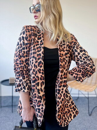 Dámske leopardie sako 