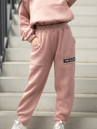 Tepláky VSB RUBY v baby pink farbe