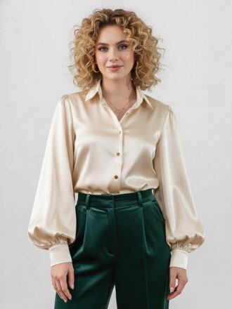 Dámska saténová blúzka VSB ELEGANT 