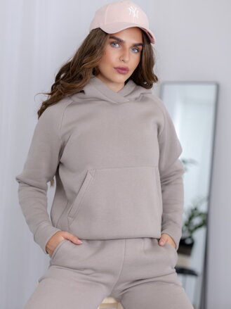 Dámska tepláková mikina VSB BASIC mineral