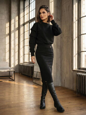 Čierny teplákový komplet VSB ELIZABETH 