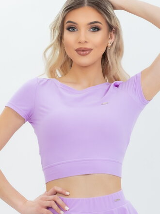 Croptop vo fialovej farbe VSB TALIA