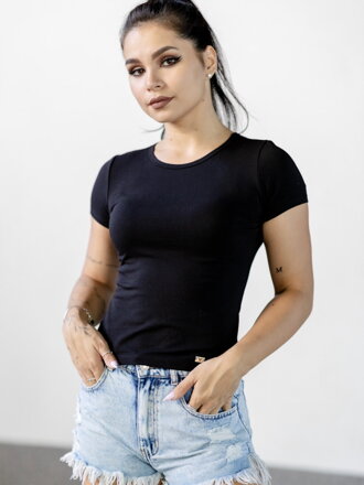 Dámsky krátky VSB LENA CROPTOP čierny 