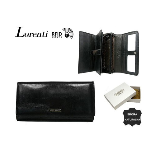 Dámska kožená peňaženka Lorenti 1077-NIC-RFID čierna