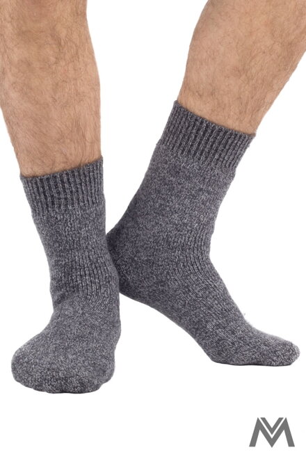 Pánske ponožky -  sivo-čierne